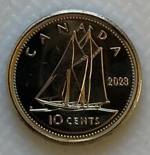 2023 CANADA 10 CENTS BRILLIANT UNCIRCULATED FIRST STRIKE DIME COIN