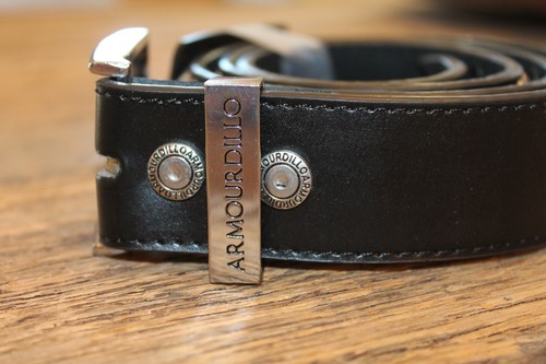 FILA NUOVA 3 file cono borchie cintura vera pelle rocker punk emo belt taglia M 30 34