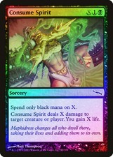 Consume Spirit FOIL Mirrodin PLD Black Common MAGIC GATHERING CARD ABUGames