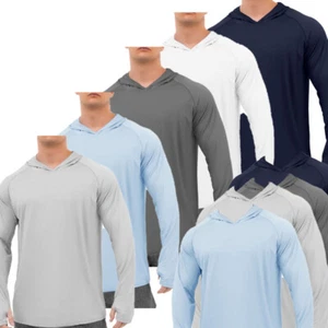 Protección solar manga larga camisa solar UV SPF pesca sudadera con capucha camiseta sudadera - Imagen 1 de 21