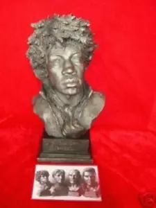 Estatuilla de busto de Jimi Hendrix edición limitada de Legends Forever con la tarjeta - Imagen 1 de 1