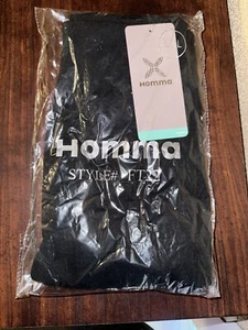 Homma Sports Stretch Womens Workout Running Pants Fitness Long Legging Yoga, blk - Picture 1 of 2