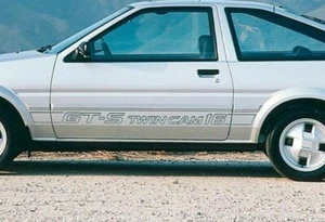 Stripe Fits: 1984 - 1987 Toyota Corolla AE86 GT-S twin cam 16v decals trueno - Picture 1 of 6