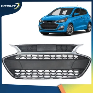 Parachoques delantero Chevrolet Spark 2019-2022 parrilla superior negro y cromo 42687998 - Imagen 1 de 12