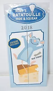 Disney Epcot Food And Wine Remy's Ratatouille hide squeak Map/Stickers 2018 New - Picture 1 of 4