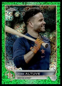 2022 Topps Variazione Rifrattore Specchi Verdi Cromati Jose Altuve 59/99 Houston - Foto 1 di 2