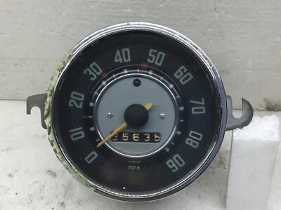 Usado Genuíno Vintage VW Volkswagen Bug Beetle Tipo 1 Velocímetro VDO 62 a 67 - Imagem 1 de 4