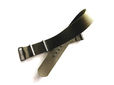 NATO ® strap watch band G10 Ballistic nylon Military RAF stitched bond IW SUISSE - Image 1 of 4