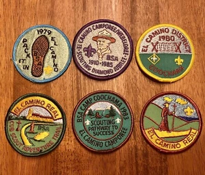 Vintage Mixed Lot Of 1970s 1980s BSA Boy Scout Patches El Camino California - Picture 1 of 2