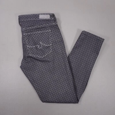 Legging Adriano Goldschmied AG Absolute Extreme Ajustado Mujer 30R Gris Hecho en EE. UU. Foto 1 de 4