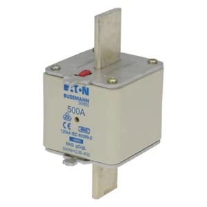 Fusible de doble indicación Eaton Bussmann 500NHG3B-400 500A 400V - Imagen 1 de 1
