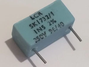 1.5nF 1500pF 250V 2% LCR EXTENDED FOIL BOX POLYSTYRENE CAPACITOR ad2r20 - Picture 1 of 1