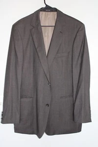 BROWN WEAVE HUGO BOSS 100% WOOL PASOLINI SPORT COAT sz 46L blazer / suit jacket - Picture 1 of 5