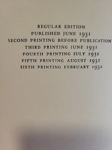 Dorothy Parker DEATH AND TAXES  6th Printing 1932 Hardcover  - Picture 1 of 5