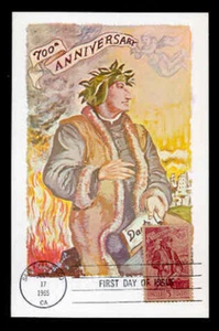 COLORANO MAXIMUM CARD - SC #1268 DANTE ALIGHIERI - Bild 1 von 2