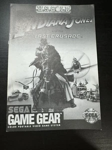 Indiana Jones und der letzte Kreuzzug (Sega Game Gear) *NUR BEDIENUNGSANLEITUNG* - Bild 1 von 8