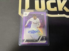 2022-23 Topps Jade Edition UCC Lavender Jade Auto #Heung-Min Son 03/15 SSP