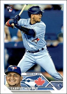 2023 Topps #169 Gabriel Moreno   Rookie Toronto Blue Jays - Picture 1 of 2