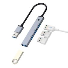USB Hub, 4 Port USB Hub with USB 3.0 Port and 3 x USB 2.0 Ports, Super Fast U...
