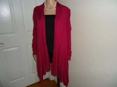 Daisy Fuentes 女式 M 码长袖开襟柔软开衫毛衣   — 第 1/4 张图片