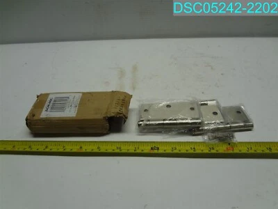 CANTIDAD = 1PKOF3: Bisagra de mortaja de cojinete liso de esquina cuadrada Schlage de 3,5 x 3,5" 194555079489 Foto 1 de 4