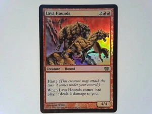 Foil Lava Hounds Eighth Edition - Magic the Gathering MTG Red - Picture 1 of 2