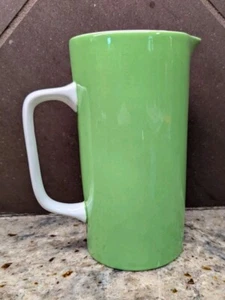 EMERALD ISLE IRONSTONE 1965 SEARS, ROEBUCK Creamer 5" Apple Green #4252 - Picture 1 of 9