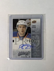 2016-17 UD MVP Pro Sign Auto SSP 1 in 146,952 Packs **RARE** Connor McDavid - Picture 1 of 3