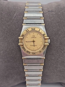 Reloj para mujer Omega Constellation 795.1080 acero oro amarillo 23 mm cuarzo suizo - Imagen 1 de 10