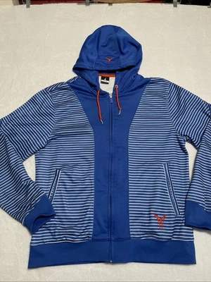 Jordan Melo Hoodie Mens Blue White Striped Long Sleeve Full-Zip Size XL - Knicks - Image 1 of 4