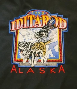 Vintage 90's Iditarod Cabelas Jacket 1998 Dog Sledding Alaska Huskies XL - Picture 1 of 21