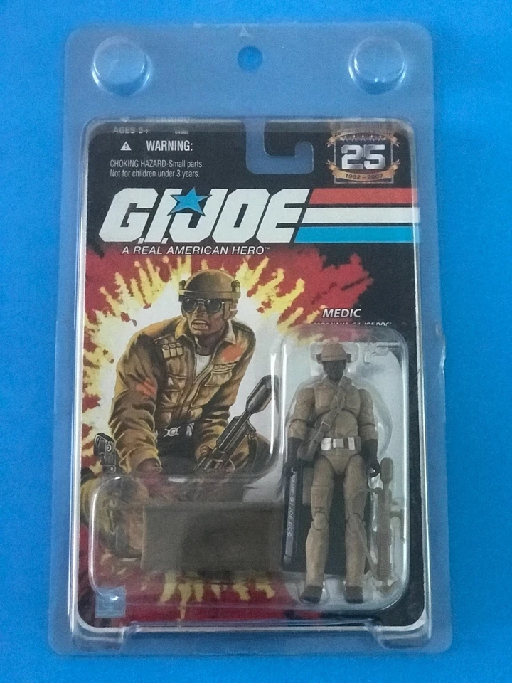 Gi Joe 2007 25th Anniversary Mail Away 3 3/4 Medic Doc Action Figure Hasbro