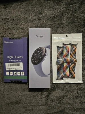 NEW 45mm  Moonstone Pixel Watch 4 Wifi With Bands And Screen Protectors - Image 1 of 4