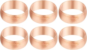 16Mm Tube OD Compression Sleeves Ferrules, 12Pcs Copper Ferrule Fitting - Picture 1 of 12