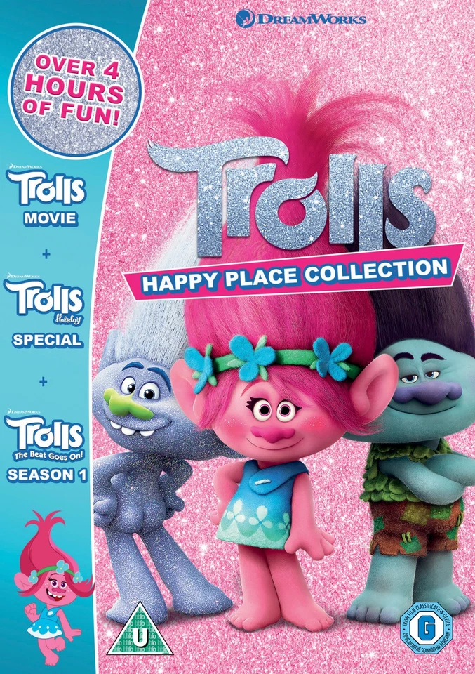Trolls - Happy Place Collection Region 2 DVD