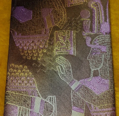 DE COLECCIÓN AÑOS 70 ~ CORBATA PARA HOMBRE ~ WEMBLEY ~ FARAONES EGIPCIOS ~ ORO ROSA MARRÓN ~ 53" Foto 1 de 4