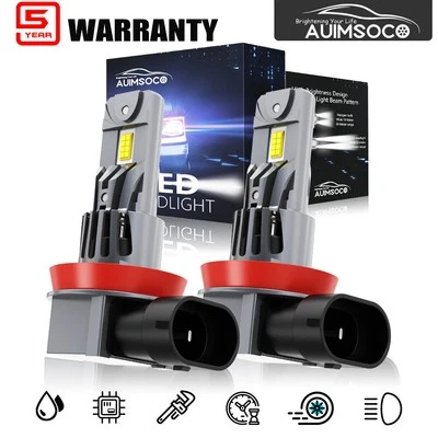 Faro LED H11 bombillas 60000LM 6500K blanco brillante para Ford C-Max 2013 2014-2018 Foto 1 de 4