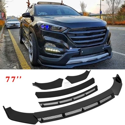 Gloss Front Bumper Lip Diffuser Splitter Body Kit For Hyundai Tucson 2005-2025 - Image 1 of 4