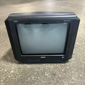 RCA 14F514T TruFlat 14" Stereo CRT TV Control Video Gaming Retro No Remote WORKS - Picture 1 of 9