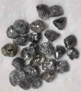 Diamante suelto rugoso natural negro de 5,00 quilates diamante crudo piedra preciosa real cruda - Imagen 1 de 7