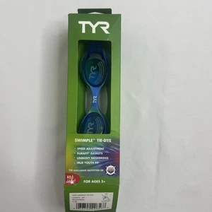 TYR Kinder Schwimmbrille - Batik blau/grün ab 3+ Durafit LGSWTD 487 - Bild 1 von 5