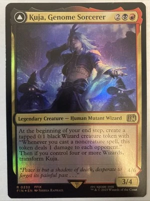 FOIL Kuja, Genome Sorcerer Art 0232 R | Final Fantasy FIN | MTG - Image 1 of 2