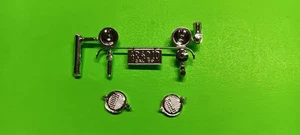 29 Ford Model A Pickup 1/25 1929 Revell Chrome Headlights License Plate Mount - Picture 1 of 3