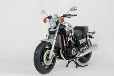 MINICHAMPS 1/12 Yamaha V-Max 1993 Silver Metallic Diecast Model - Imagen 1 de 3