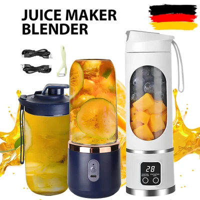 Elektrischer Smoothie Maker Standmixer Mini Mixer Blender Shaker Tragbarer USB  - Bild 1 von 4
