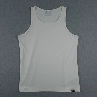 Camiseta sin mangas Patagonia para mujer Capilene Cool Daily blanca talla L rendimiento elástico Foto 1 de 4