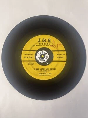 JOHNNIE & JOE 45 There Goes My Heart / It Was There J&S Label R&B (1957) VG++ Foto 1 de 3