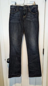 Guess 27 Jeans Women's 30/33 Blue Dark Wash Boot Cut Jeans - Picture 1 of 6