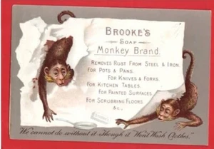 ADVERTISING BROOKE'S SOAP MONKEY BRAND - Picture 1 of 2