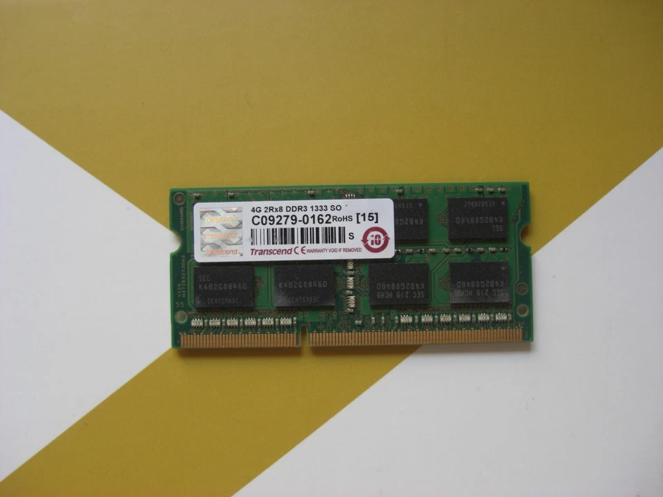 MODULO RAM TRANSCEND da 4GB  2Rx8  DDR3 - 1333  SO  C09279- 0162 - Immagine 1 di 1
